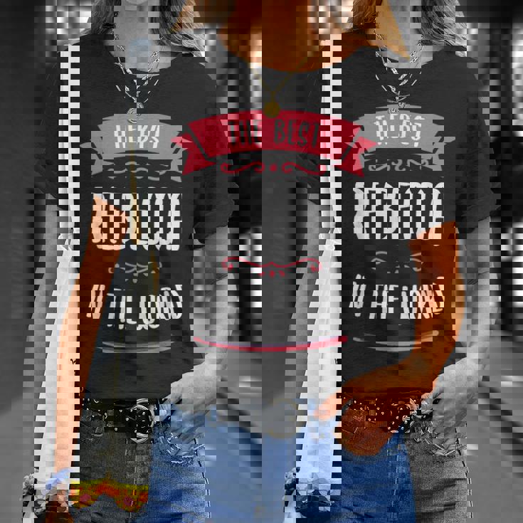 世界最高のレベッカ。 Tシャツ 彼女への贈り物