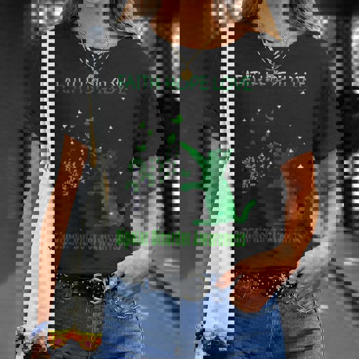 信仰希望愛双極性障害認識 Tシャツ 彼女への贈り物