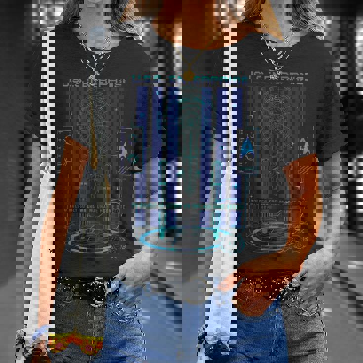 公式スタートレック UsSエンタープライズ Tシャツ 彼女への贈り物