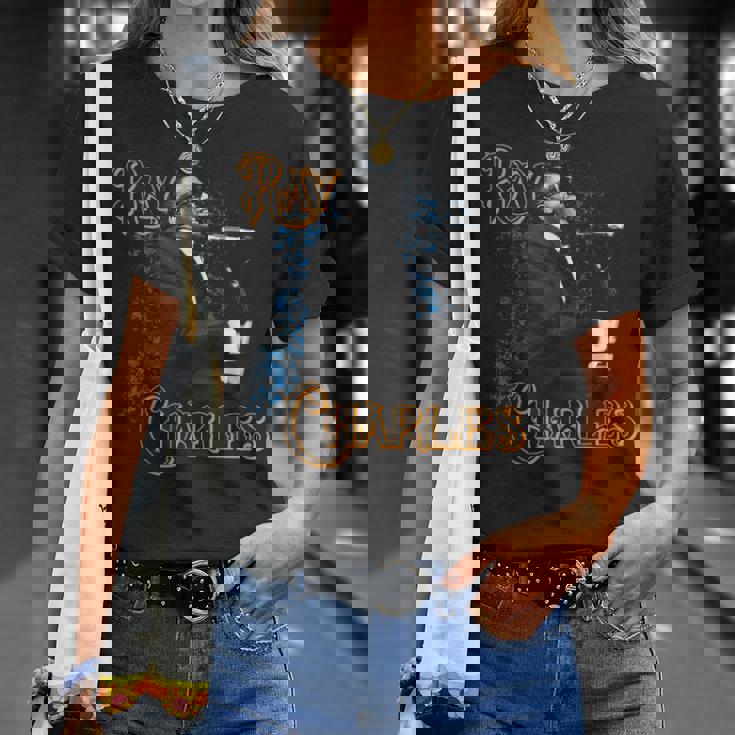 公式レイ・チャールズ・ジャズ・マーチ -Eated G Tシャツ 彼女への贈り物