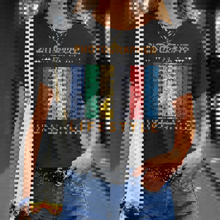 写真家 It's A Lifestyle おもしろtシャツ 写真好きのギフト Tシャツ 彼女への贈り物