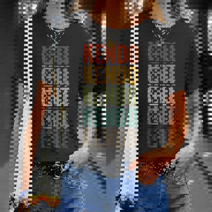 剣道スポーツレトロ Tシャツ 彼女への贈り物