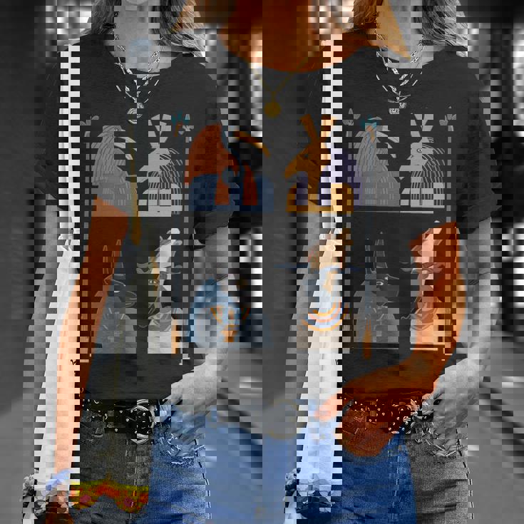 古代エジプトの神々 ファラオ神話 エジプトのピラミッド 長袖tシャツ Tシャツ 彼女への贈り物