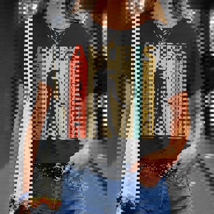 古代エジプト神アヌビスtシャツ ヒエログリフシャツギフト Tシャツ 彼女への贈り物