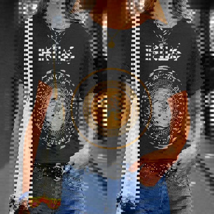 古代ギリシャの都市 スパルタ アテネ テーベ ギリシャ重装歩兵 Tシャツ 彼女への贈り物