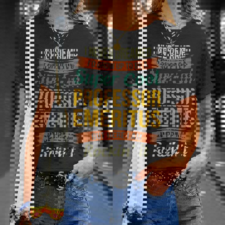 名誉教授ギフト 面白い感謝 Tシャツ 彼女への贈り物