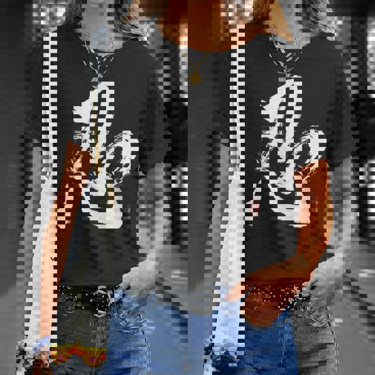 和筆書道「忍忍忍」忍者忍者 Tシャツ 彼女への贈り物