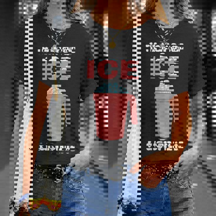 唯一の良い氷は病院の氷 長袖tシャツ Tシャツ 彼女への贈り物