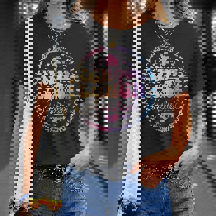 学校給食アシスタントマネージャー フードサービスクルースクワッド Tシャツ 彼女への贈り物