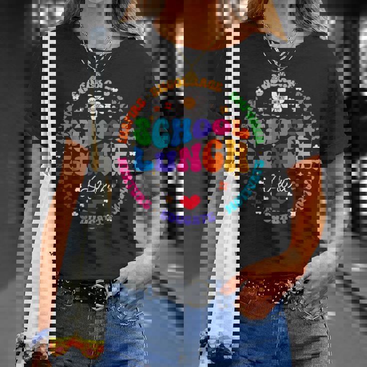 学校給食補佐官 フードサービスクルーヘルパースクワッド Tシャツ 彼女への贈り物