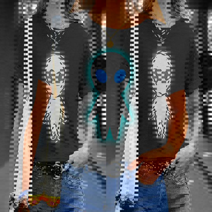 宇宙人 エイリアン『セルフィー』グレイ【ゆるフレンズ】かわいい キャラクター 面白い 長袖tシャツ Tシャツ 彼女への贈り物