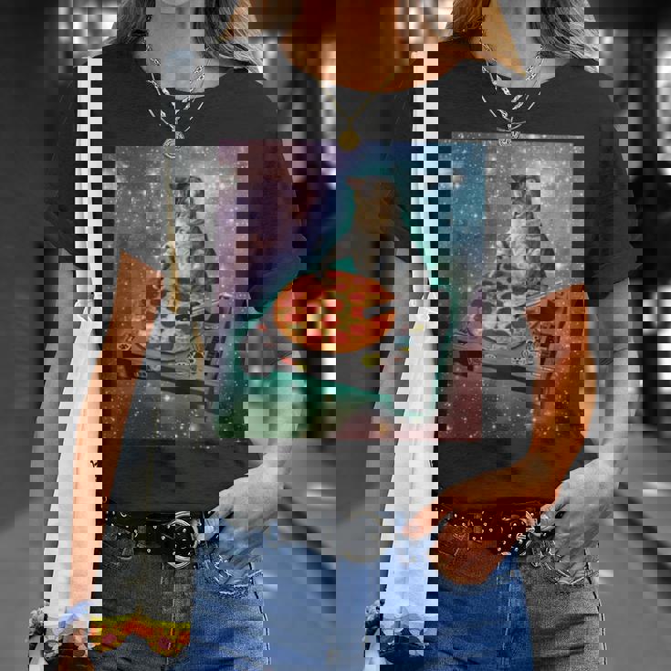 宇宙猫ピザミーム銀河宇宙キティ子猫面白いかわいいpace Cat Galaxy Universe Meme Tシャツ 彼女への贈り物