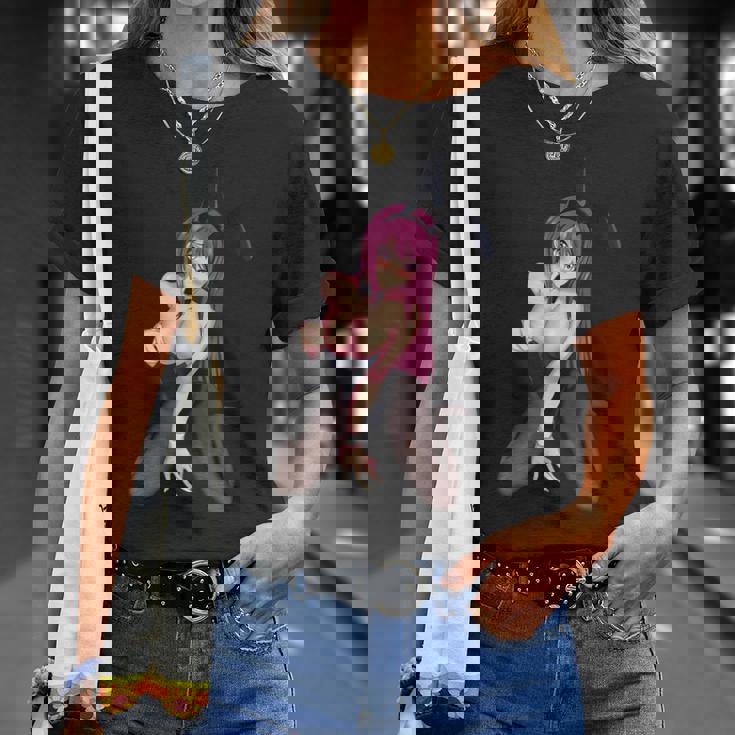 完璧なかわいい日本のアニメとマンガのカワイイバニーガール Tシャツ 彼女への贈り物