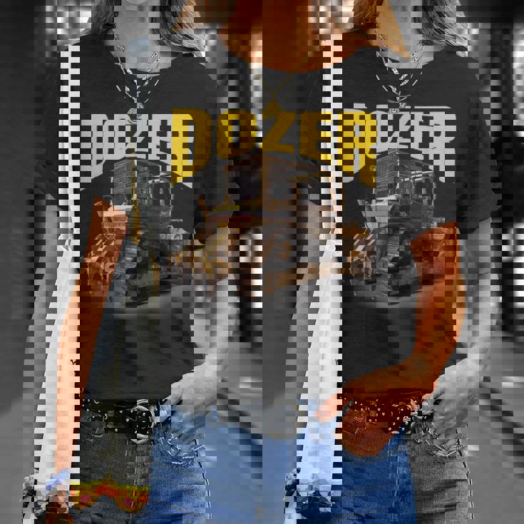 完璧な重機ブルドーザーtシャツ Tシャツ 彼女への贈り物