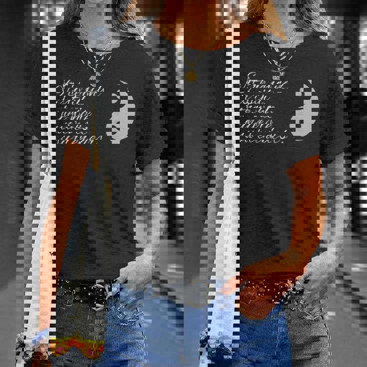 心が静まっていれば、宇宙全体が老子に降伏する Tシャツ 彼女への贈り物