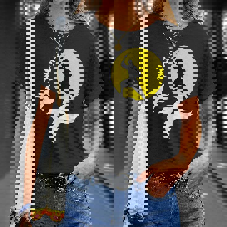 忍者訓練道場tシャツ 黒手裏剣ライトtシャツ Tシャツ 彼女への贈り物