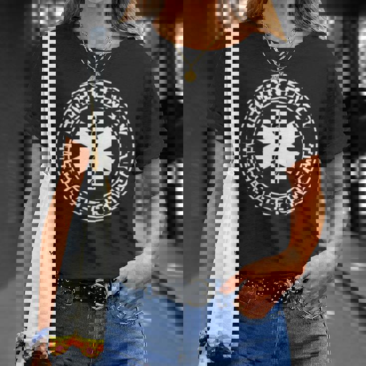 救急医療技術者 Emt Ems メンズ レディース 救急救命士 長袖tシャツ Tシャツ 彼女への贈り物