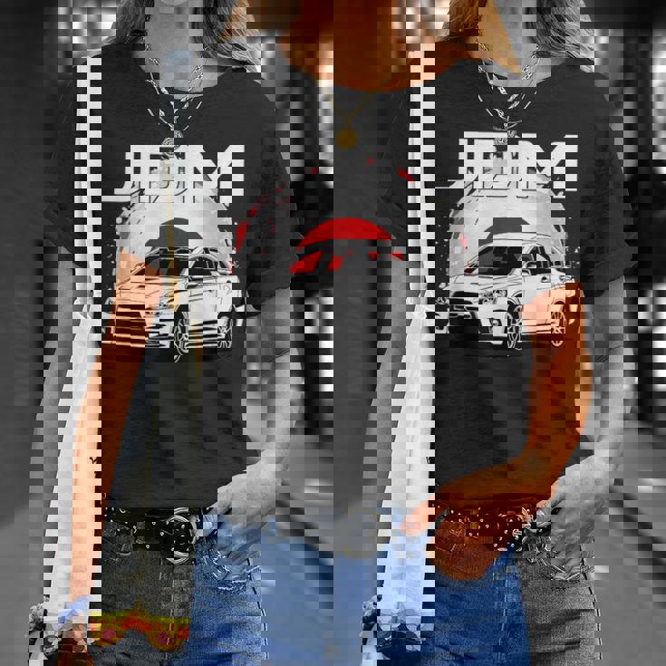 日の丸ラリーカー。日本国内市場の車。 Jdm Tシャツ 彼女への贈り物