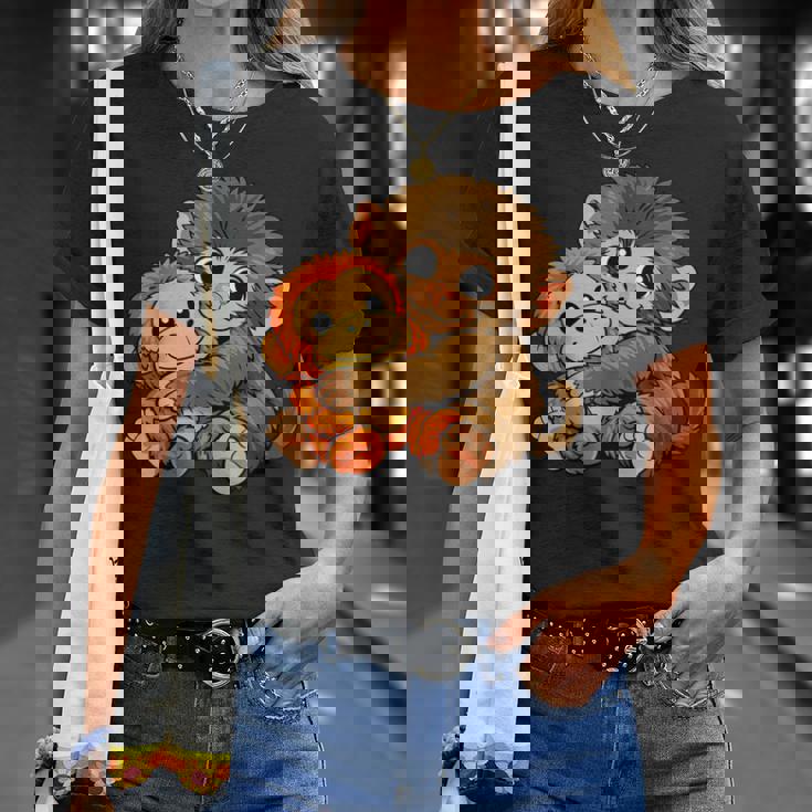 日本 かわいい 赤ちゃん モンキー パンチ ニホンザル パンチくん Tシャツ 彼女への贈り物