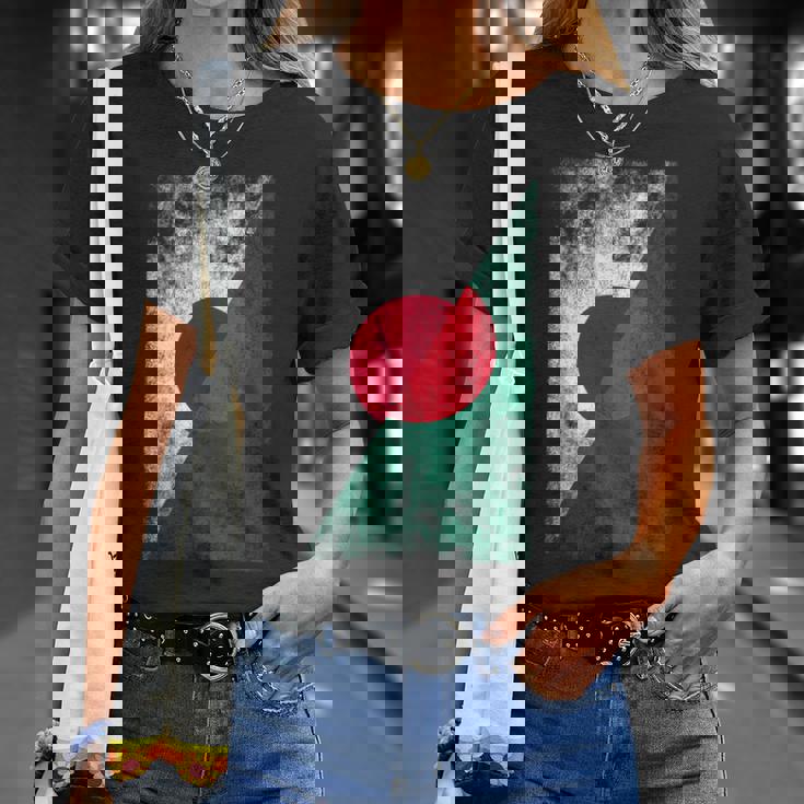 日本とバングラデシュの旗 日本のバングラデシュ Tシャツ 彼女への贈り物