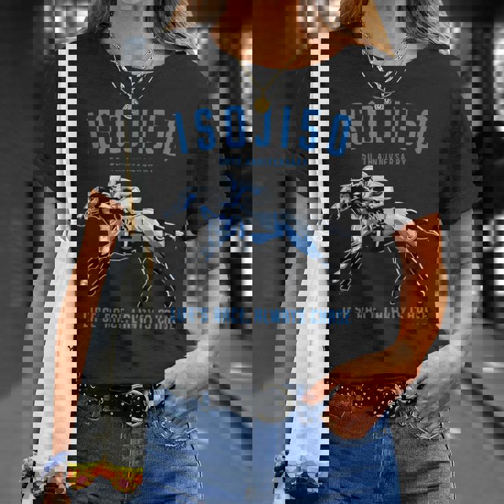 早寿祝い 五十路 競馬好き 馬好き 父 母 男性 女性 50歳お祝い Life's Race Always Chase Tシャツ 彼女への贈り物