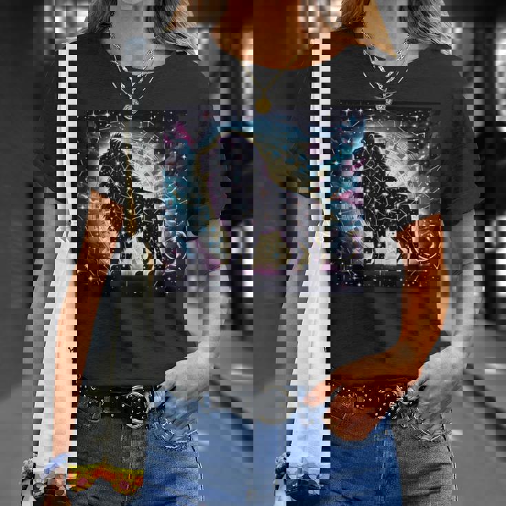 星柄 動物 天体 Tシャツ 彼女への贈り物