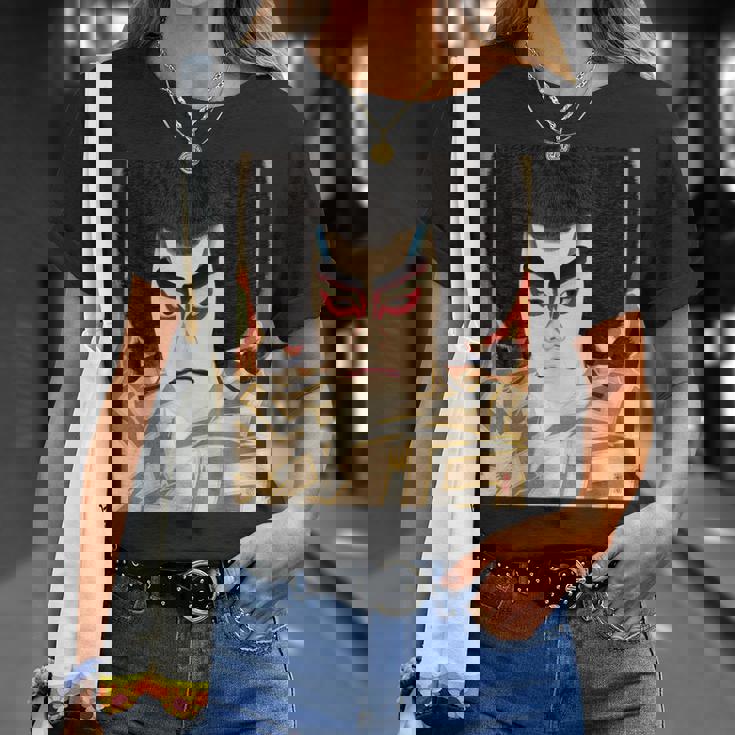 歌舞伎 かぶき 役者 日本美術 浮世絵 役者絵 名取春仙 二代目市川左団次の鳴神 Tシャツ 彼女への贈り物