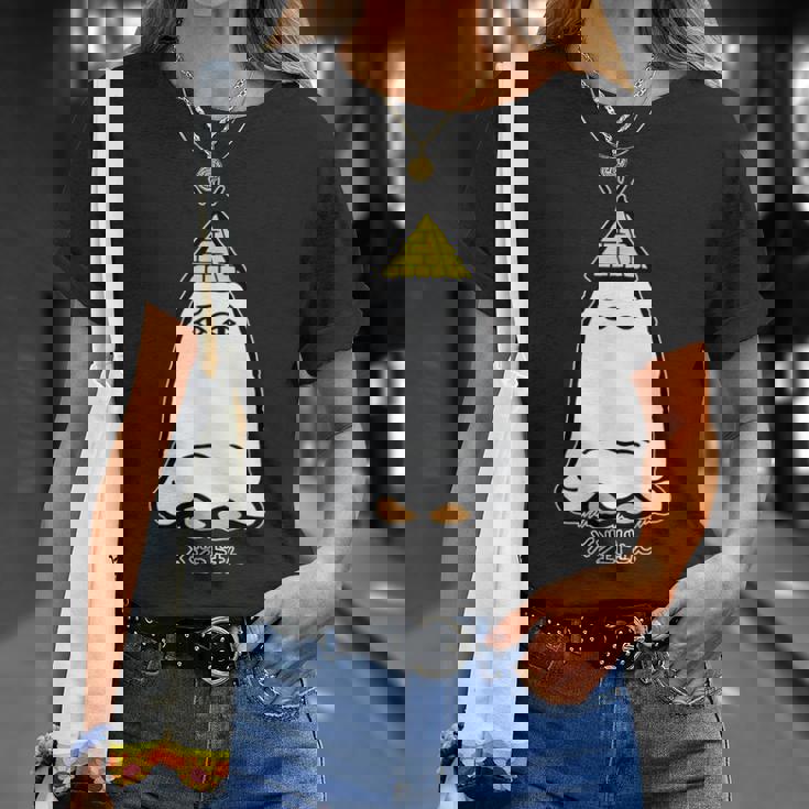 正座するメジェドさん Tシャツ 彼女への贈り物