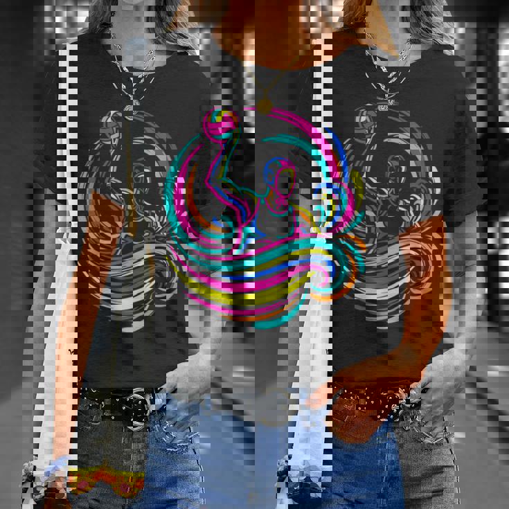 水球選手 スチームウェーブ Tシャツ 彼女への贈り物