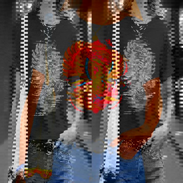 浮世絵シリーズ 和ポップ 鳳凰 Tシャツ 彼女への贈り物