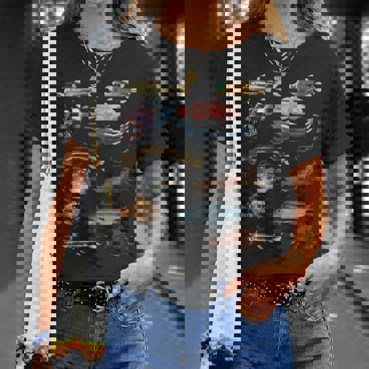 深海魚 海洋生物学・海洋科学教育 Tシャツ 彼女への贈り物