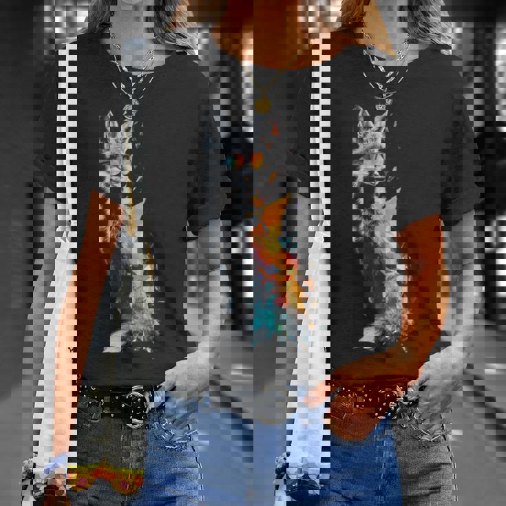 狐 長袖tシャツ Tシャツ 彼女への贈り物