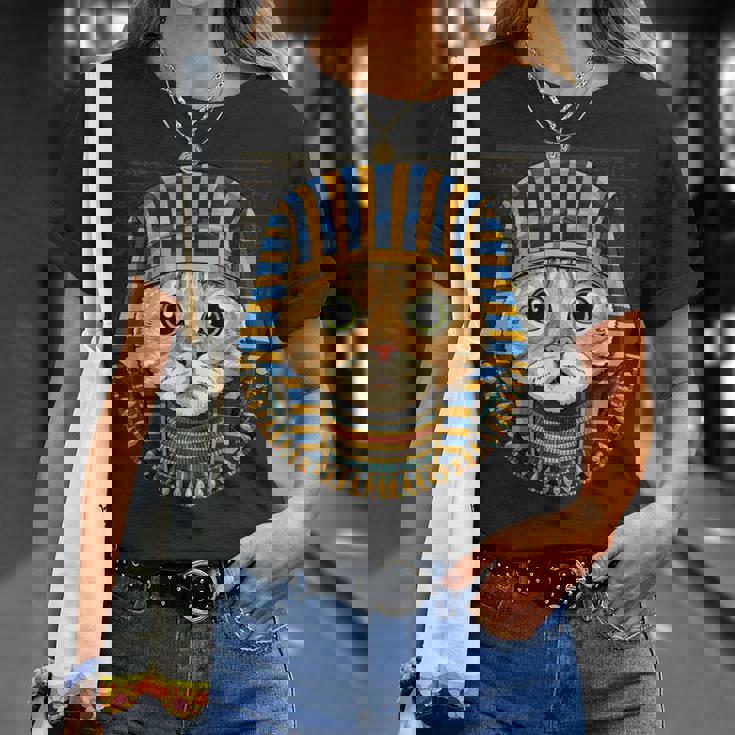 猫 エジプトファラオ 歴史家 考古学者 Tシャツ 彼女への贈り物