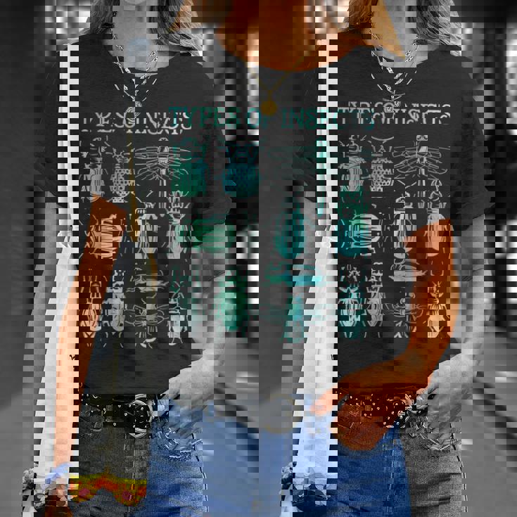 生物学 甲虫の種類 昆虫愛好家 Tシャツ 彼女への贈り物