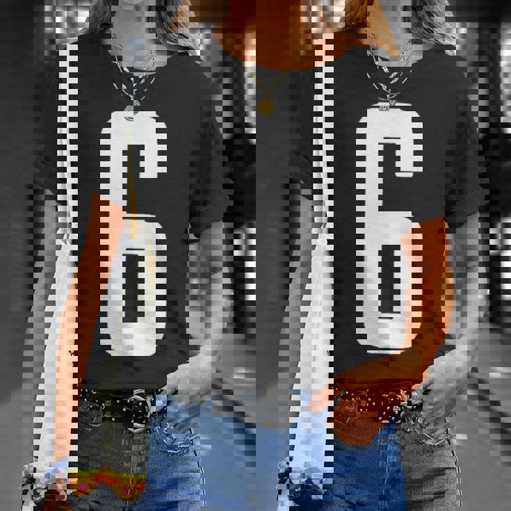 番号 6インチ ホワイト Tシャツ 彼女への贈り物