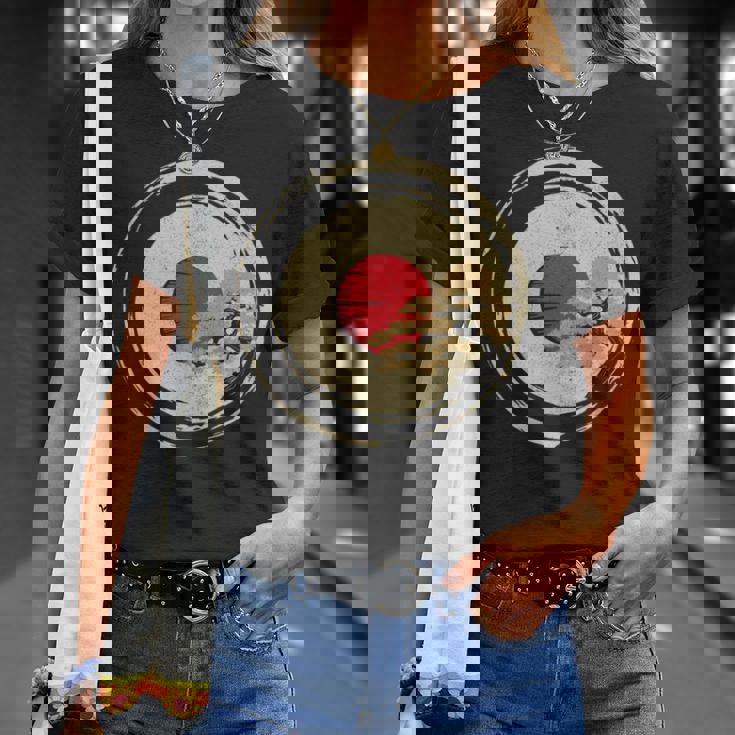 盆栽日本禅tシャツ 長袖tシャツ Tシャツ 彼女への贈り物