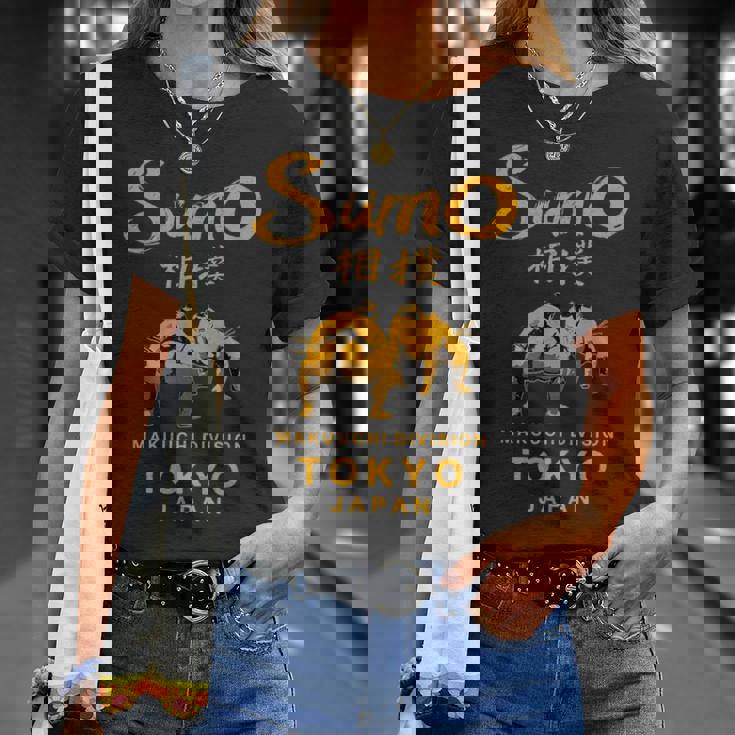 相撲 レスリング 日本 東京 日本 ヴィンテージ Tシャツ 彼女への贈り物