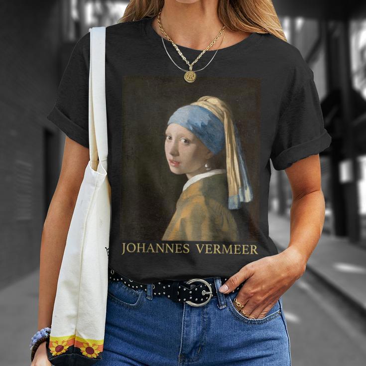 真珠の耳飾りの少女／フェルメール（記名）【世界の名画】Johannesermeer 美術館アート Tシャツ 彼女への贈り物