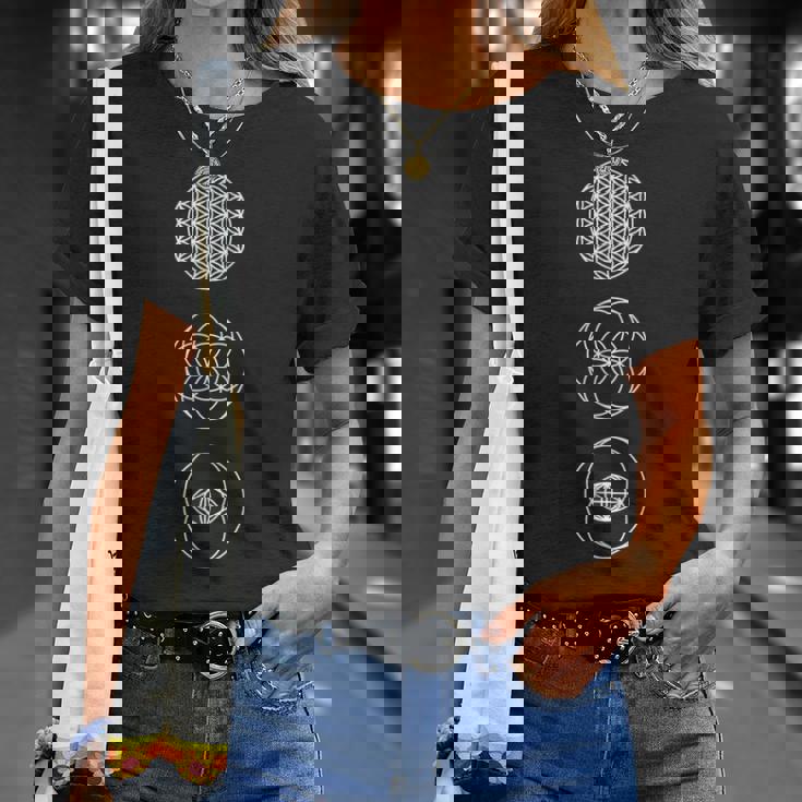 神聖幾何学記号 Tシャツ 彼女への贈り物