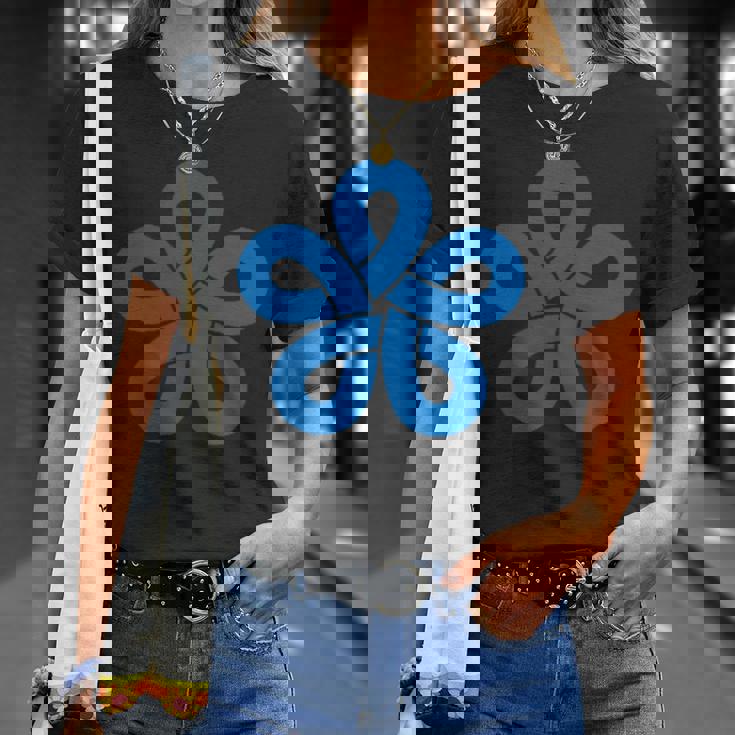 福岡県特殊旗 シンボル 日本 九州 Tシャツ 彼女への贈り物