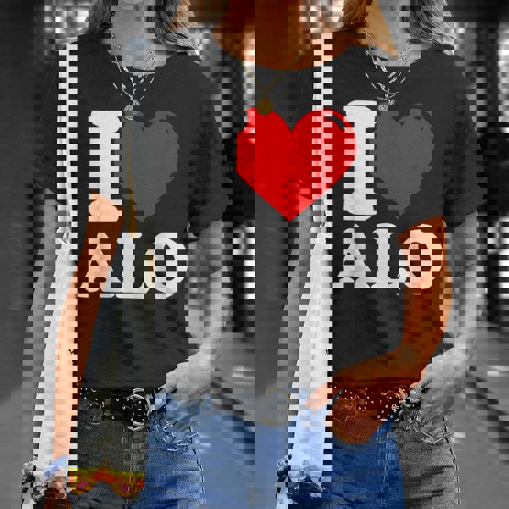 私はすべての名前が大好きです Tシャツ 彼女への贈り物