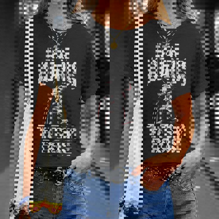 私はアクエリアスですそれが私の言い訳ですアクエリアス Tシャツ 彼女への贈り物