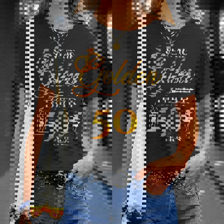 結婚50周年 結婚記念日 金婚記念日 Tシャツ 彼女への贈り物