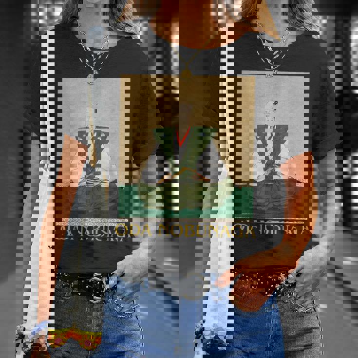 織田信長 日本の歴史上の武将 浮世絵 Tシャツ 彼女への贈り物