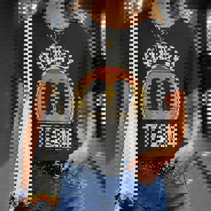 腎臓チーム 透析 テックウィーク 技術者 腎臓 看護師 Tシャツ 彼女への贈り物