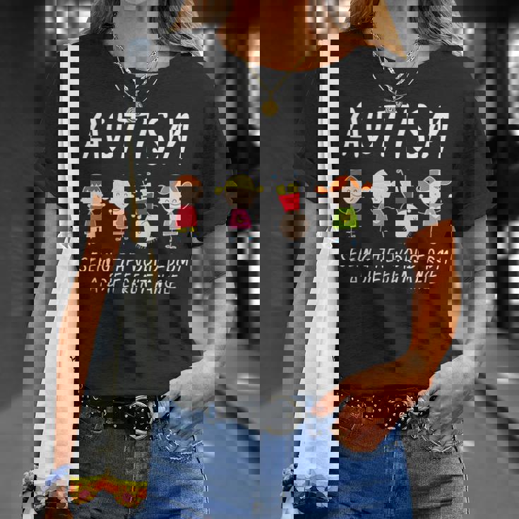 自閉症の認識 自閉症者 ギフト耐性 自閉症 Tシャツ 彼女への贈り物