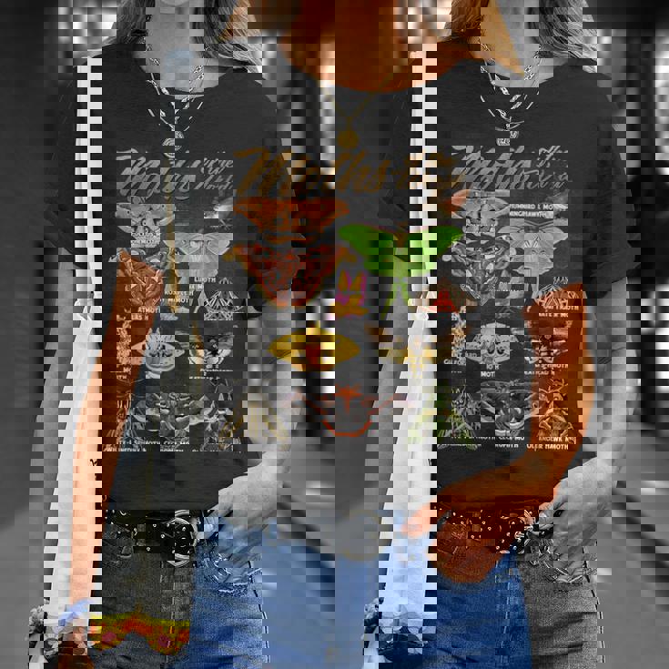 蛾 世界の動物 知育 昆虫 蛾好き Tシャツ 彼女への贈り物