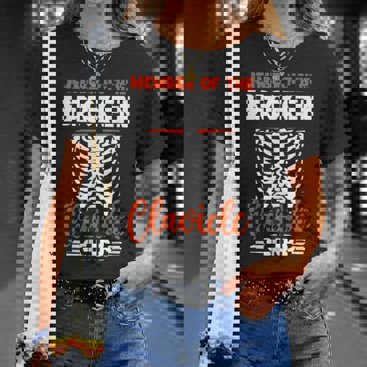 鎖骨骨折クラブのメンバー 手術 鎖骨 リカバリー サポート 鎖骨骨折 Tシャツ 彼女への贈り物