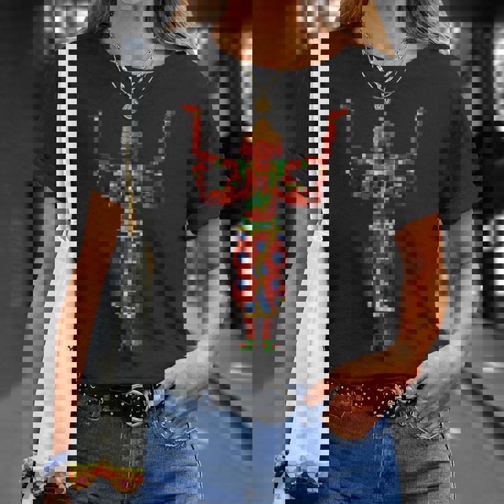 阿修羅ドット絵 Tシャツ 彼女への贈り物