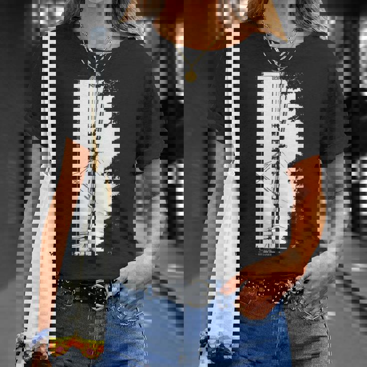 電柱 日本の アニメ ストリートウェア レトロな 雰囲気 Tシャツ 彼女への贈り物